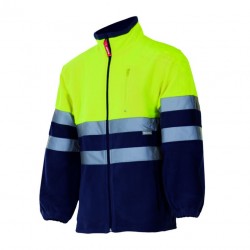 Chaqueta Polar bicolor alta...